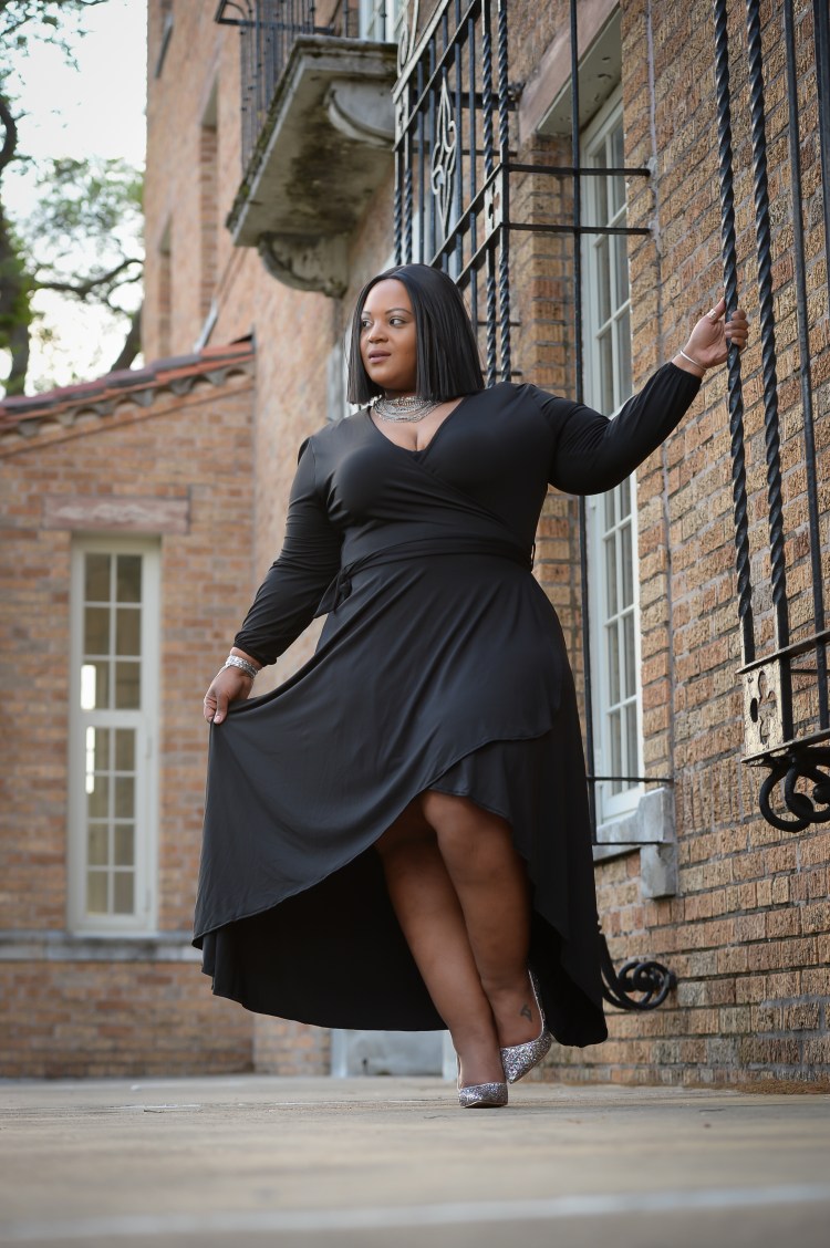 Shein - Black Dress-0017