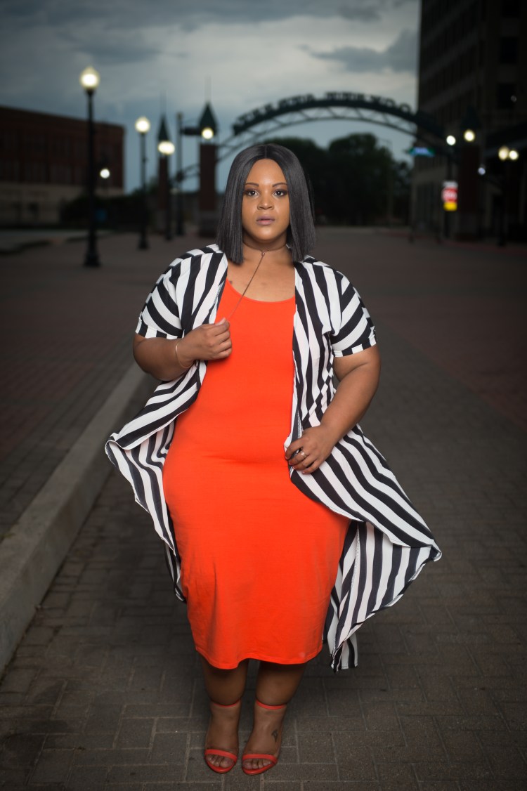 Ash W - Shein Orange Stripe-0015