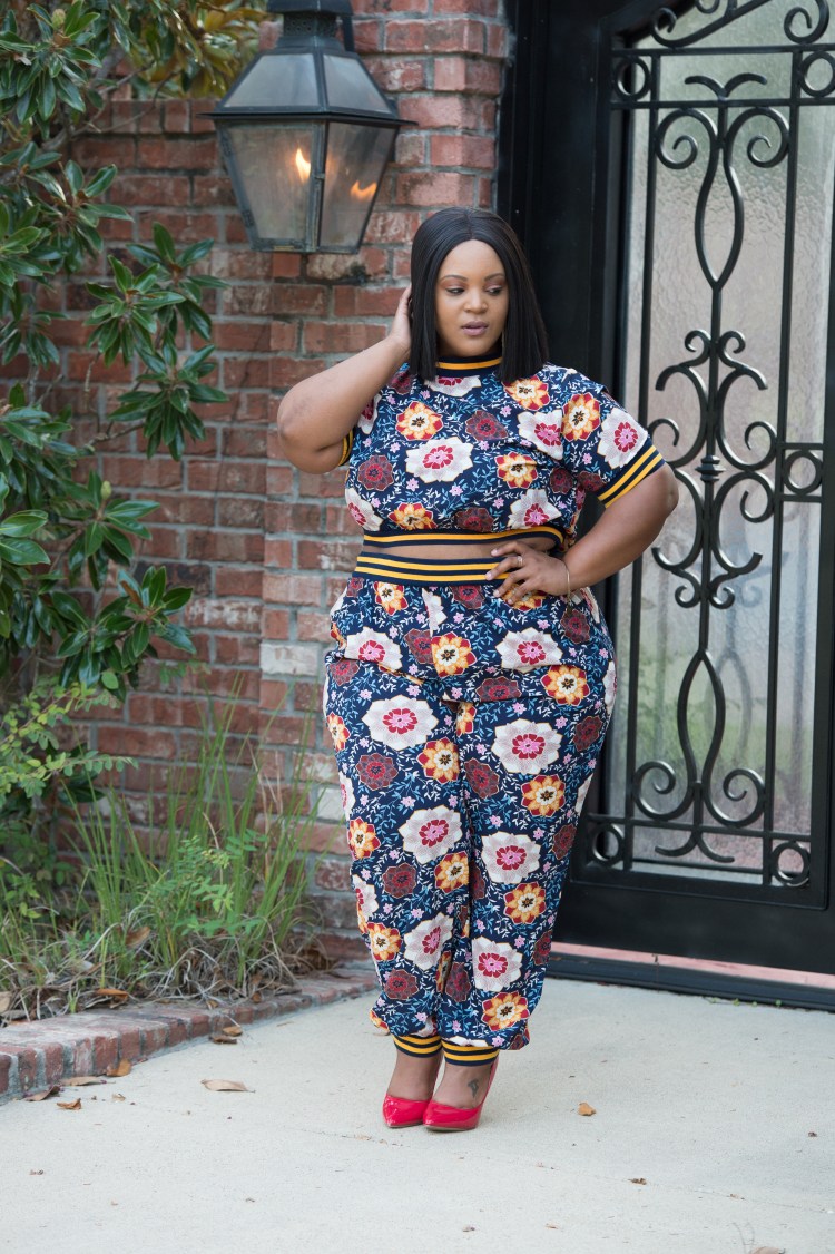 Floral Pant Suit-0226